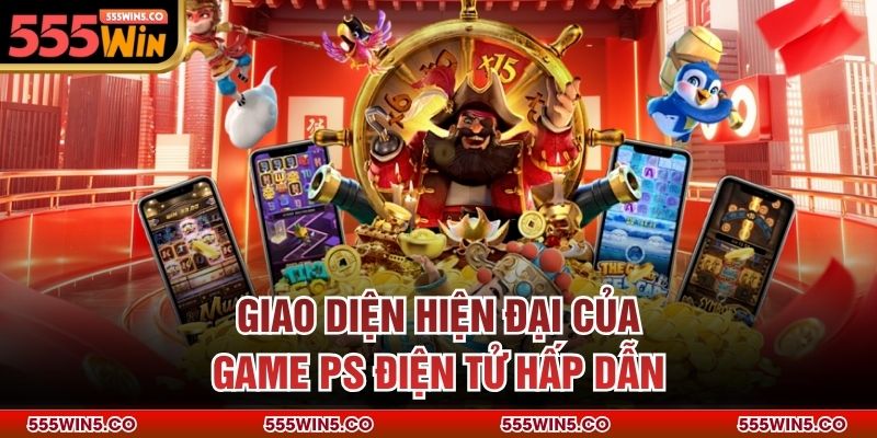 Giao diện hiện đại của game PS điện tử hấp dẫn